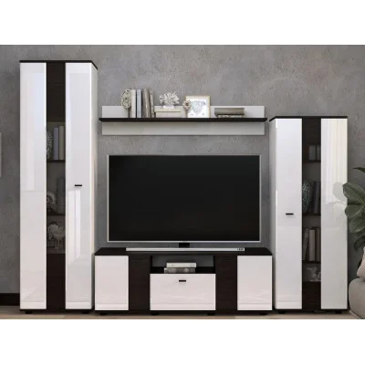 TV wall for the living room Mars 2450x430x1950 mm